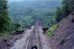 Approaching the Trace Fork trestle